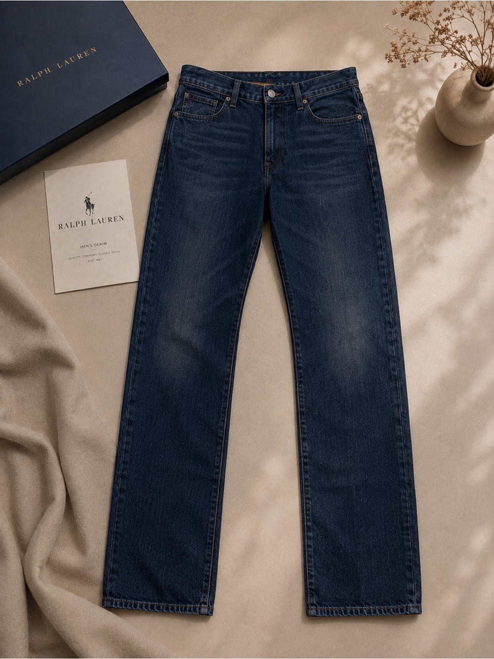 Ralph Lauren Men’s Indigo Straight Jeans